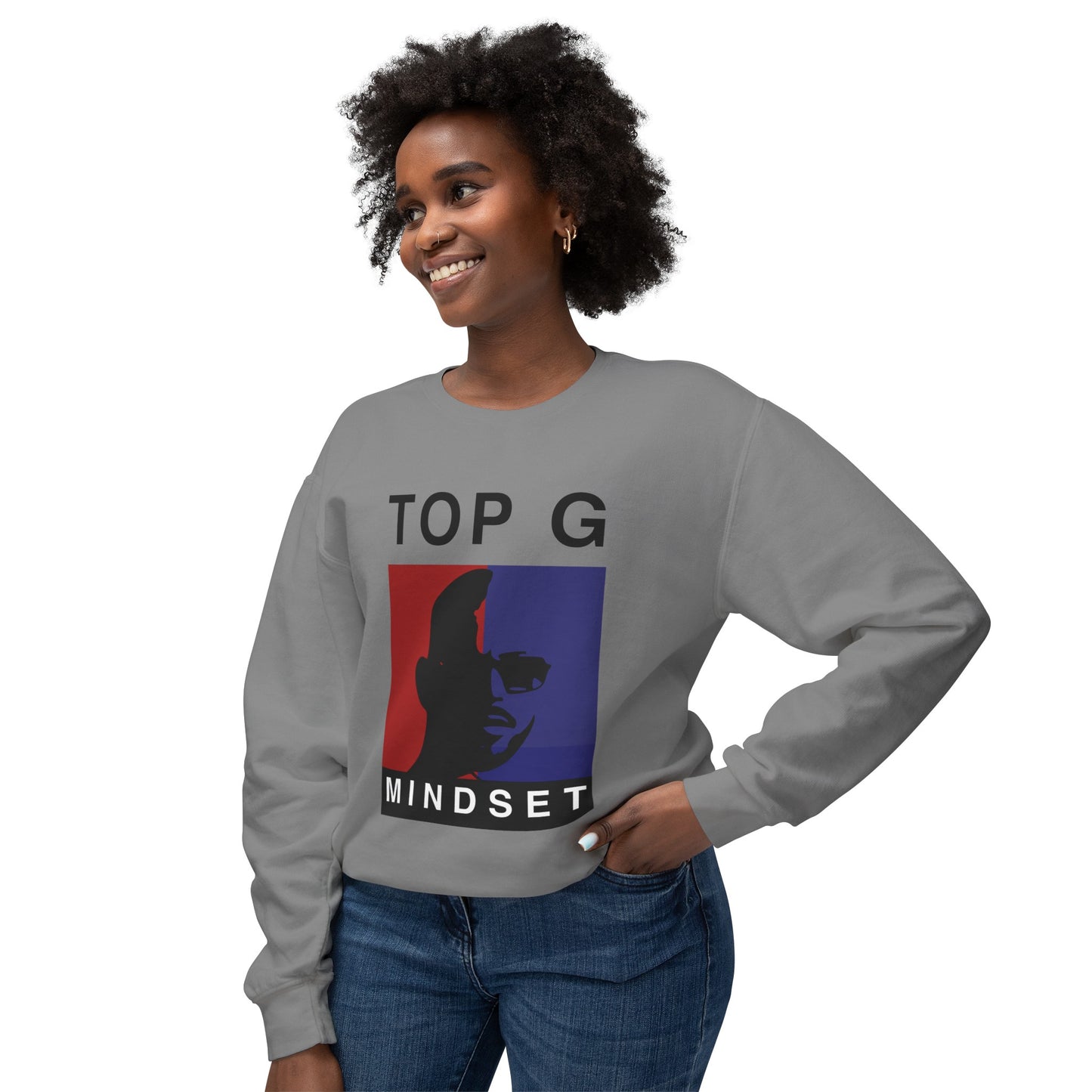 TOP G Unisex Lightweight Crewneck Sweatshirt