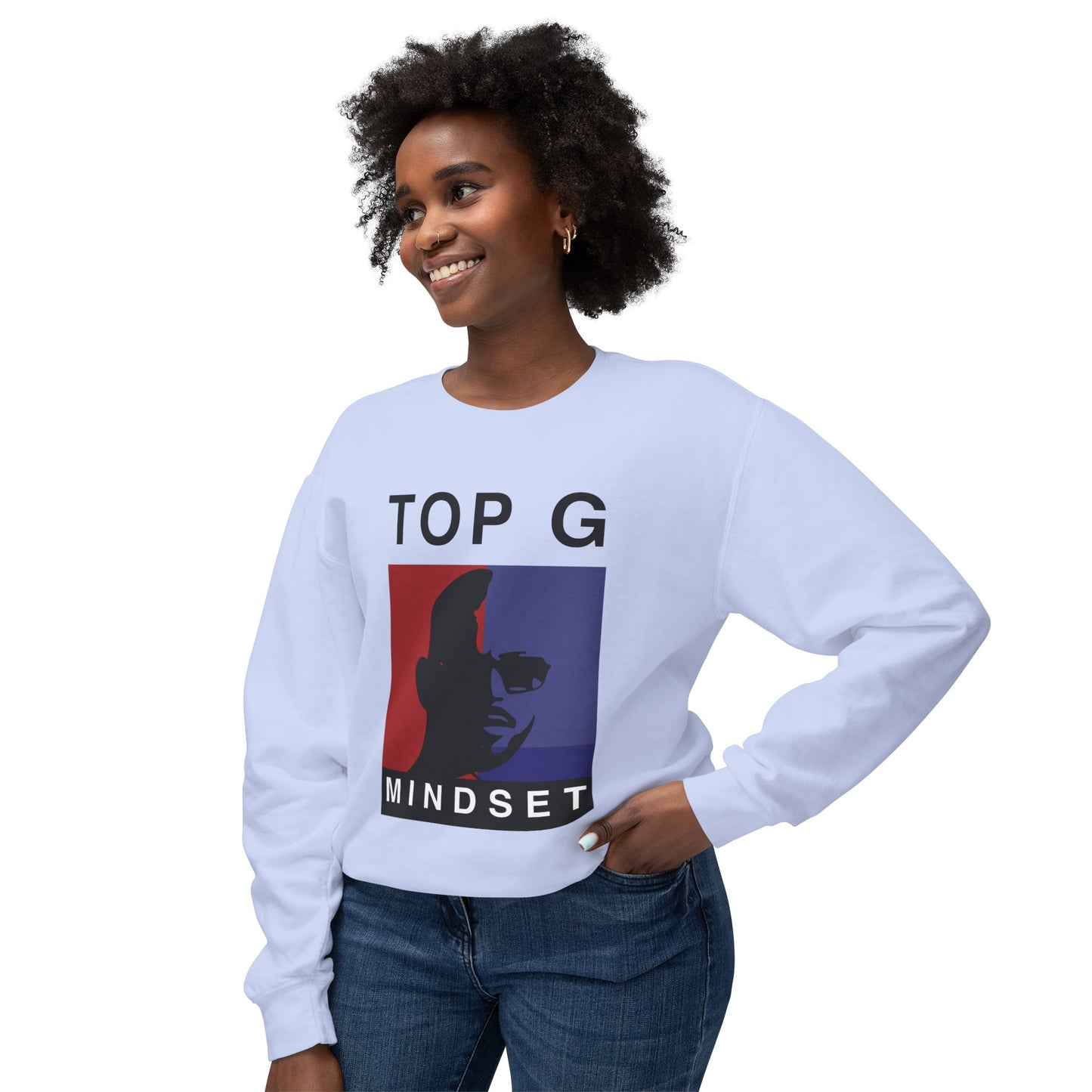 TOP G Unisex Lightweight Crewneck Sweatshirt