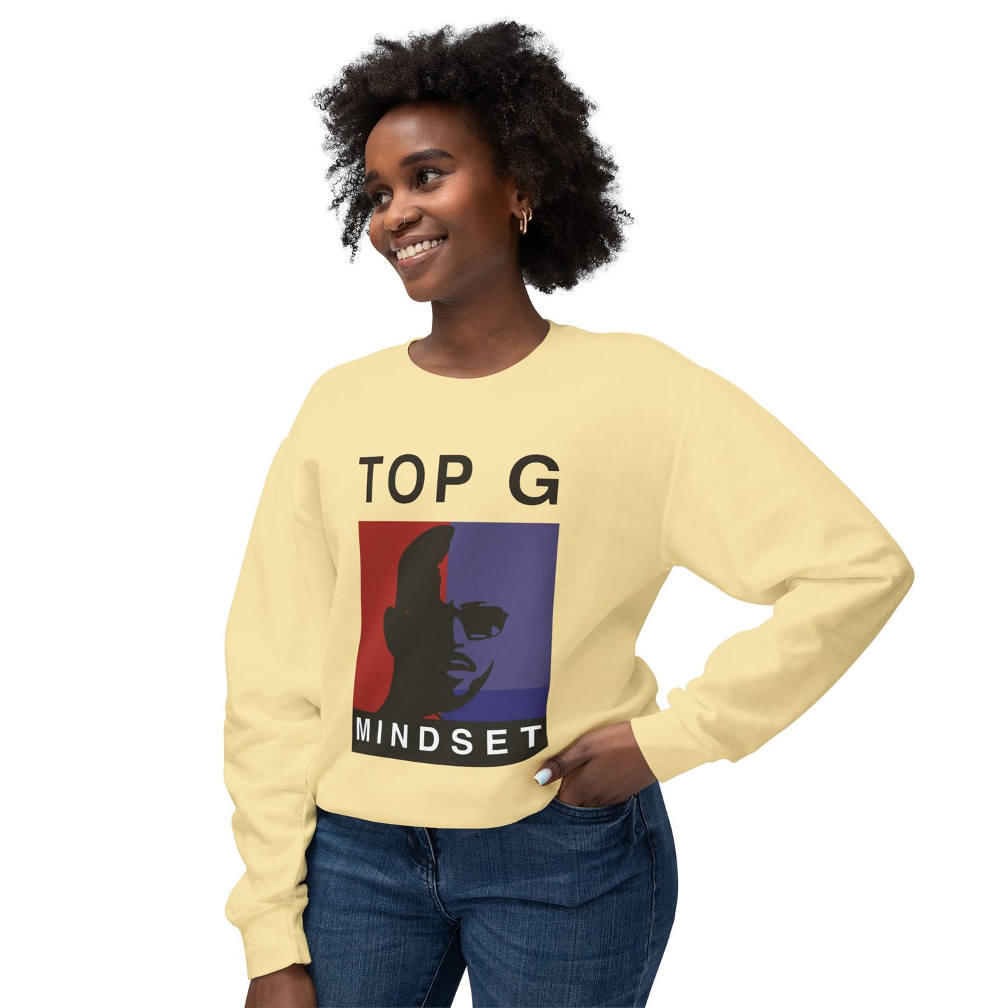 TOP G Unisex Lightweight Crewneck Sweatshirt